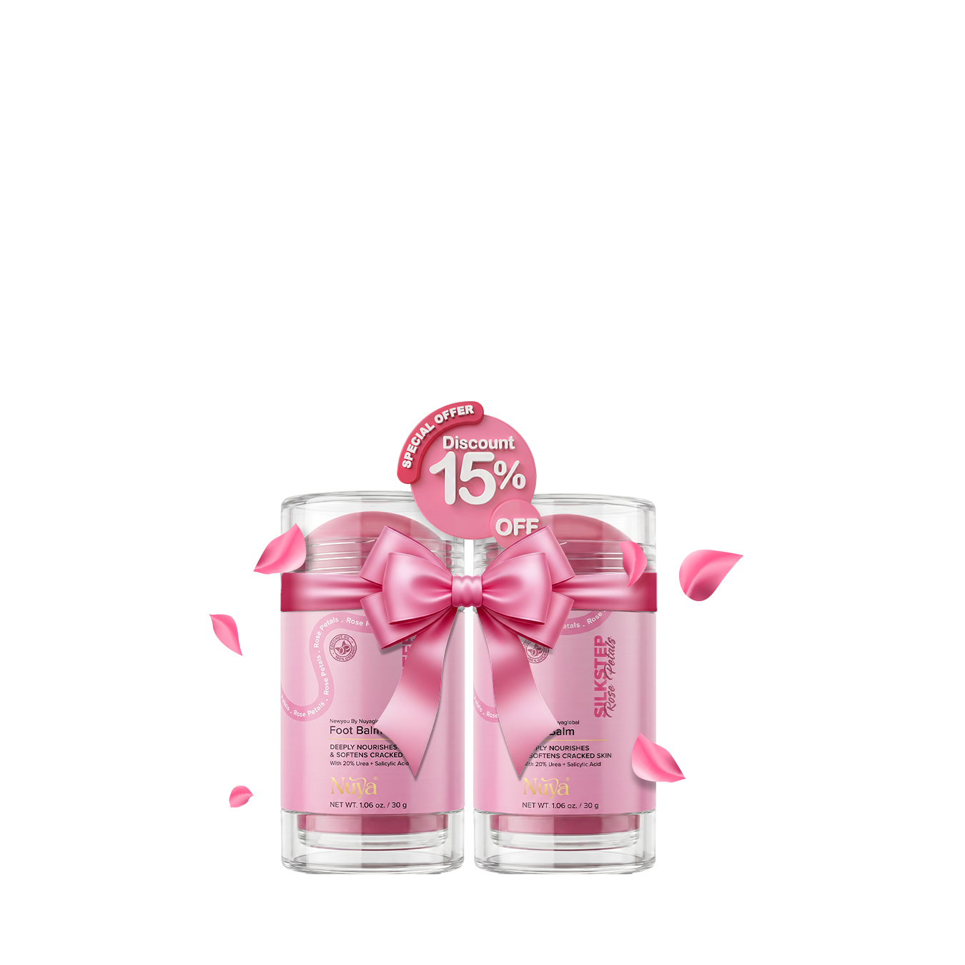 Silky Steps Bundle 2x Pink Tinted