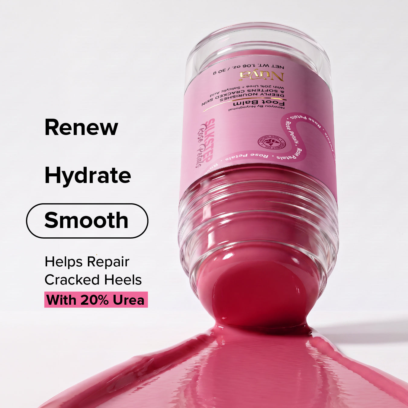Silk Step - Foot Balm - Tinted Pink Shade