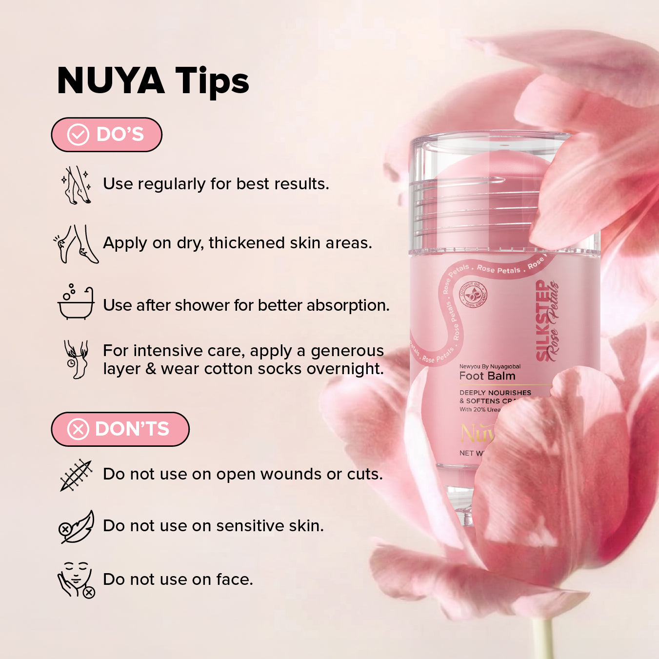 Silk Step - Foot Balm - Transparent Shade