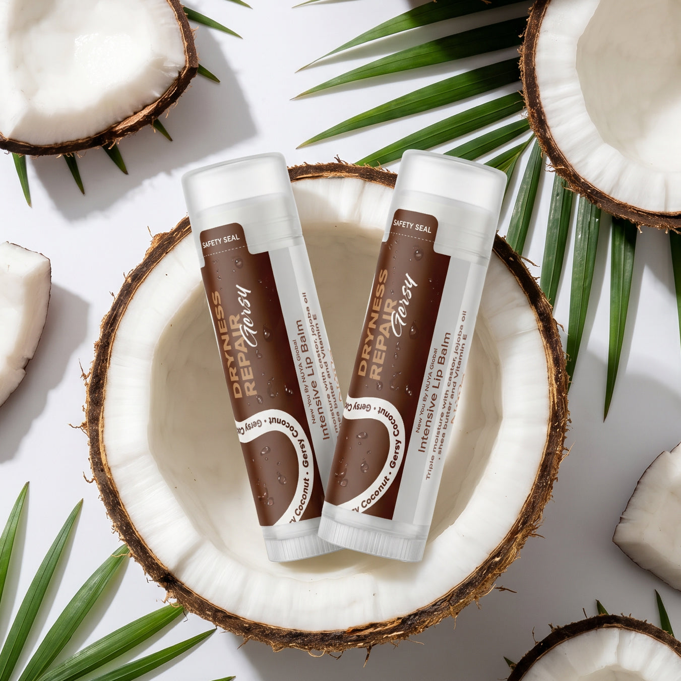 Lip Balm Care Bundle - Day & Night (Gersy + Transparent Berry)