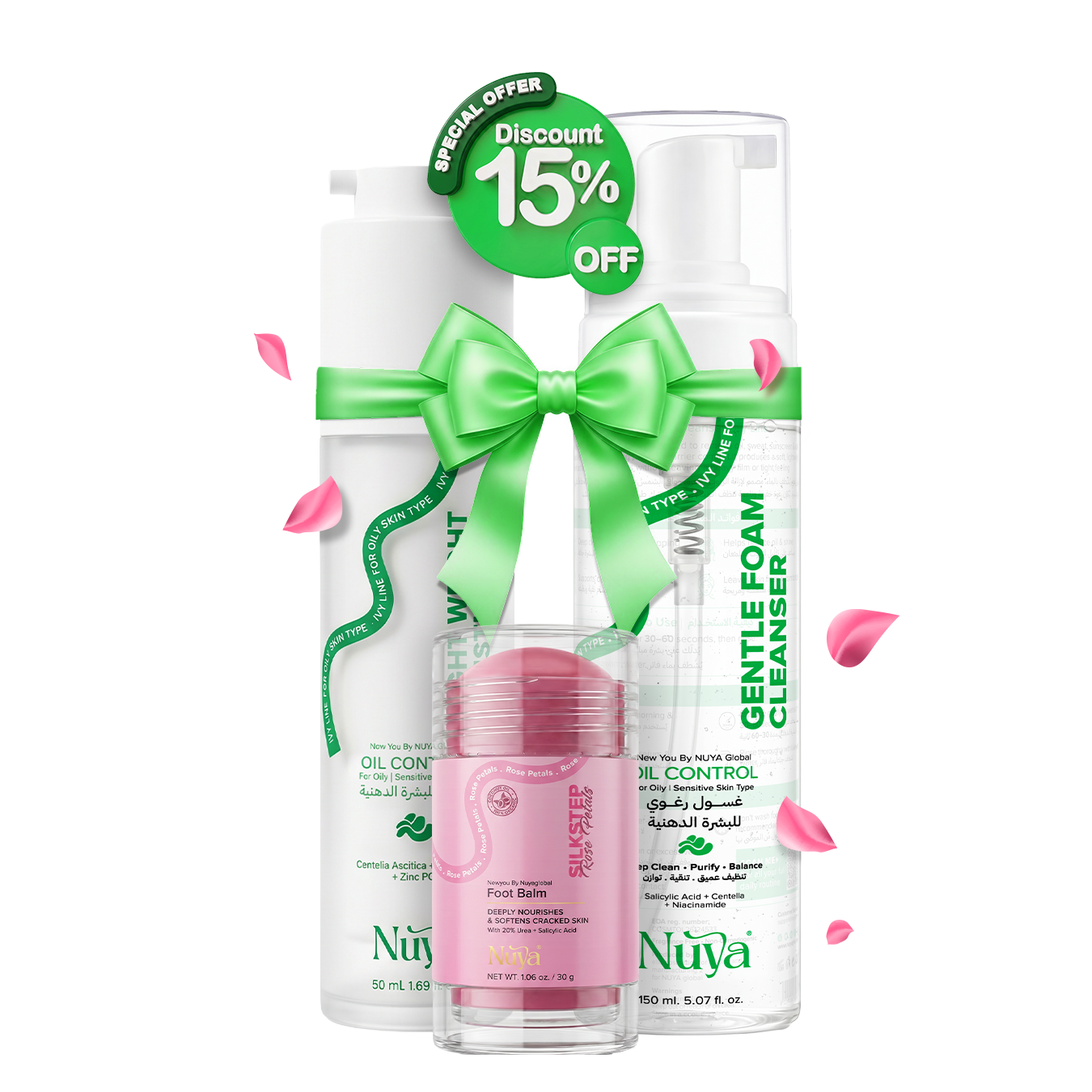 Oily Skin Bundle + Foot Balm Pink Tinted