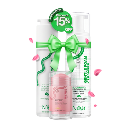 Oily Skin Bundle + Foot Balm Transparent Tinted